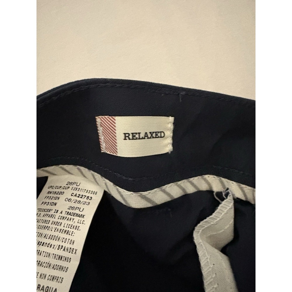 NWT Dickies Toyota Uniform Work Pants Women's Size 8x34 Blue Relaxed Straight - Picture 6 of 11